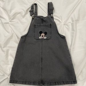 Zara x Disney overalls denim skirt